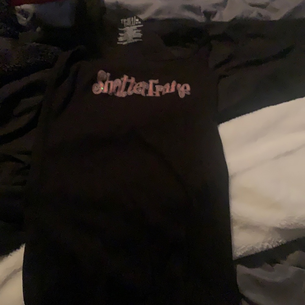 Tank top . Band name shatter frame never worn
